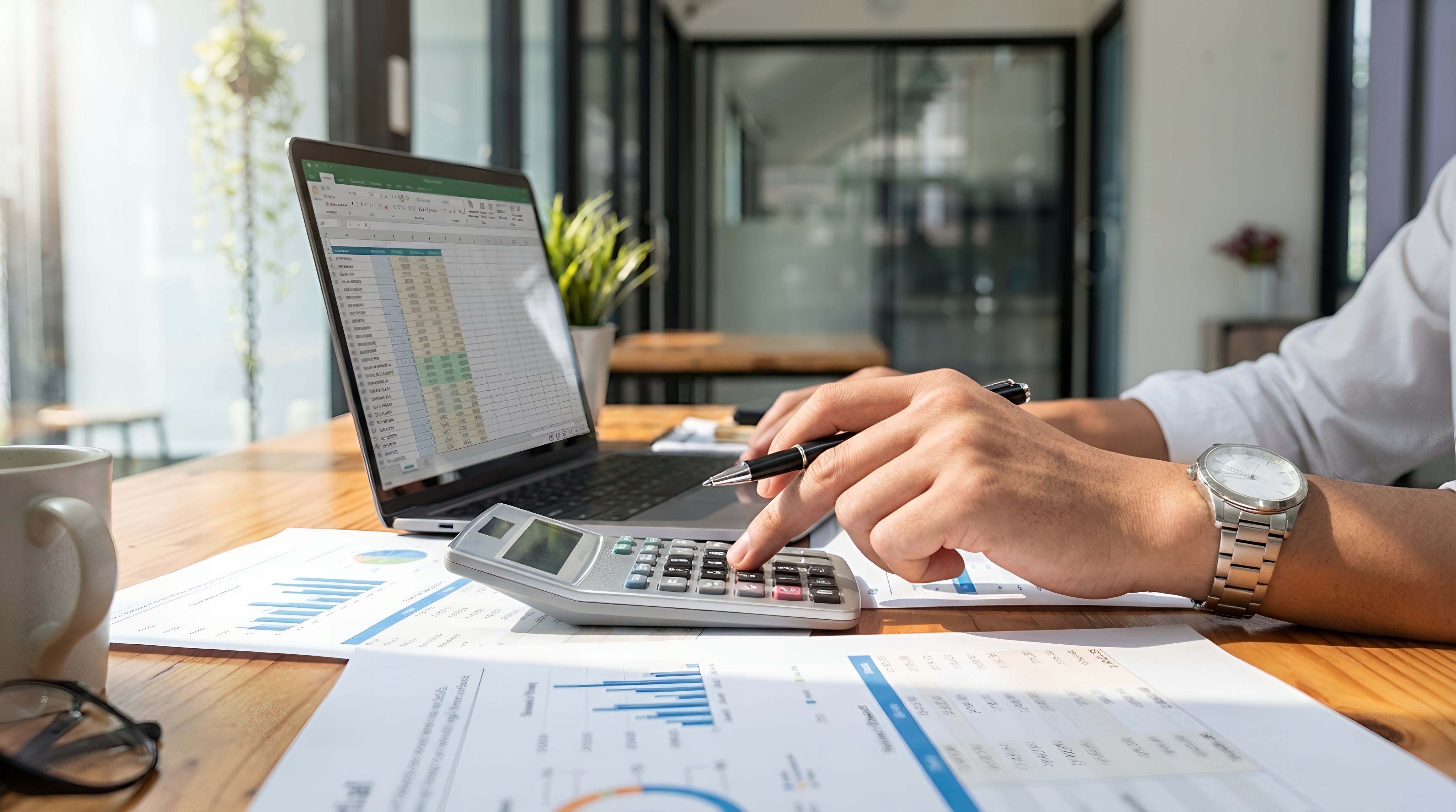 Revision de datos, informes y calculadora para diagnostico de negocio
